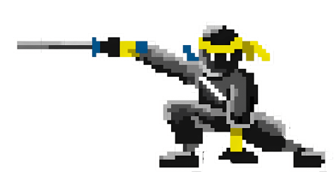 Mascotte Ninja de l'entreprise de Cybersécurité N-CyP